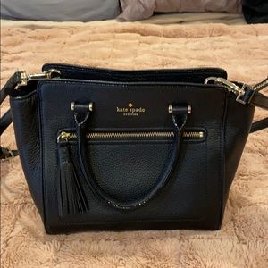 Kate Spade black pebbled leather purse